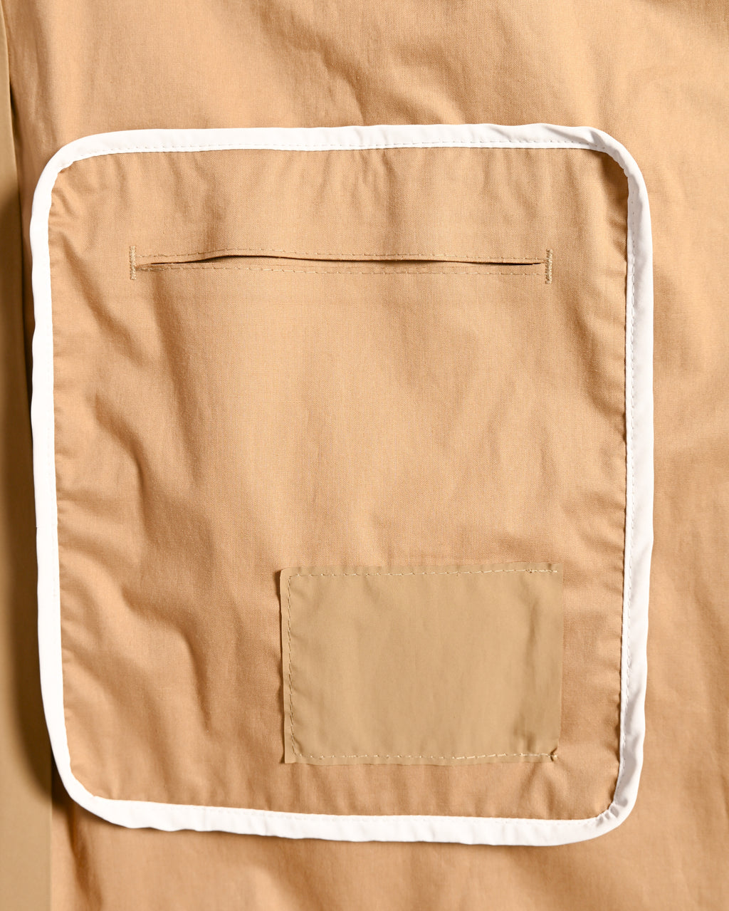 KASSL EDITION/ 20SS Patch Button Designed  Rain Coat