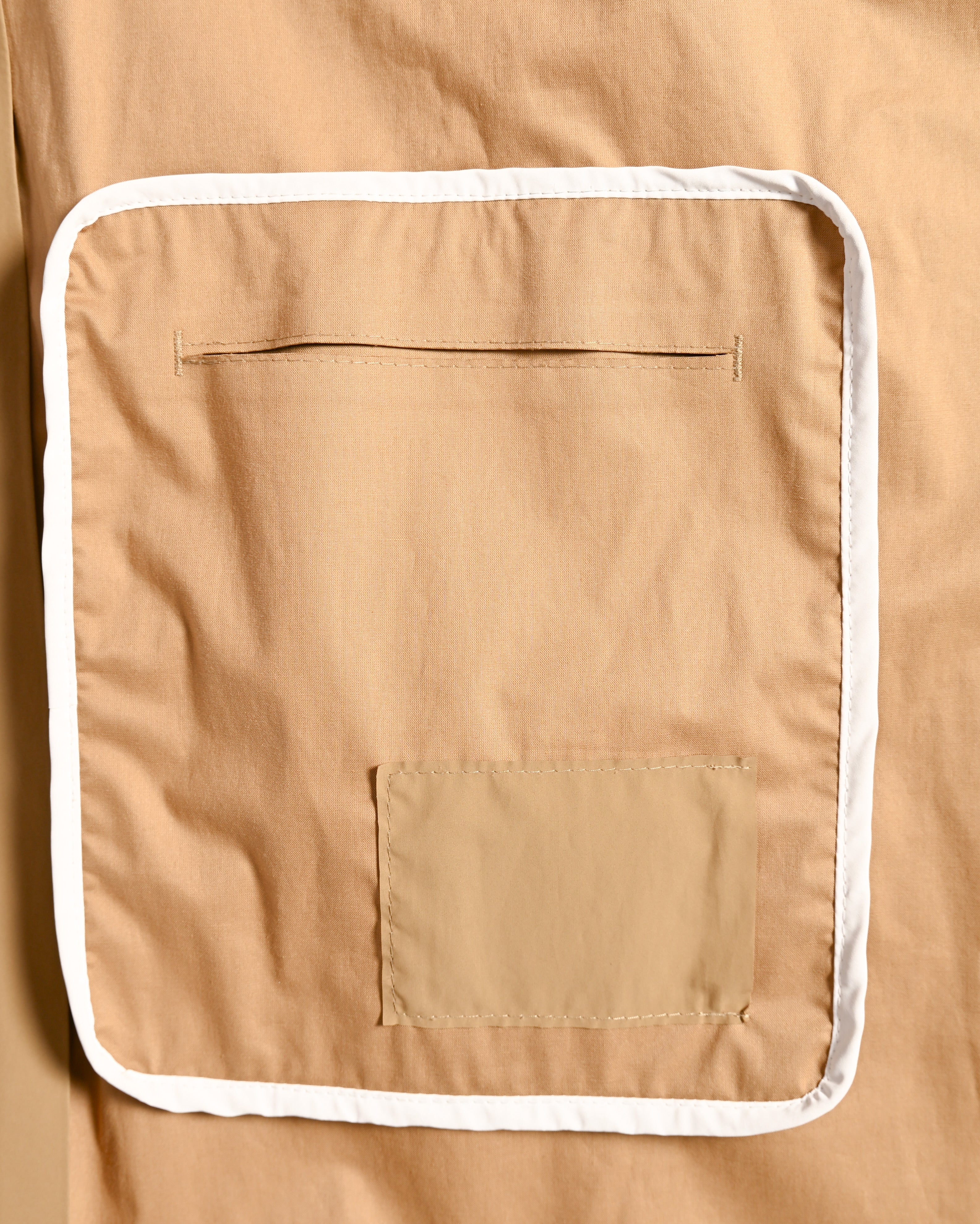 KASSL EDITION/ 20SS Patch Button Designed  Rain Coat