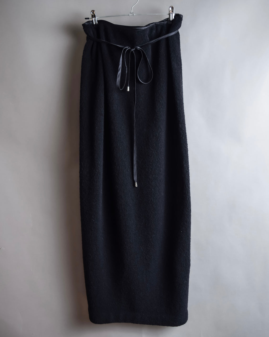 "GIANFRANCO FERRE" Structured wool satin ruffle inner detail set up