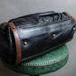 "Chloe" Horizontal design bicolor one handle leather purse bag