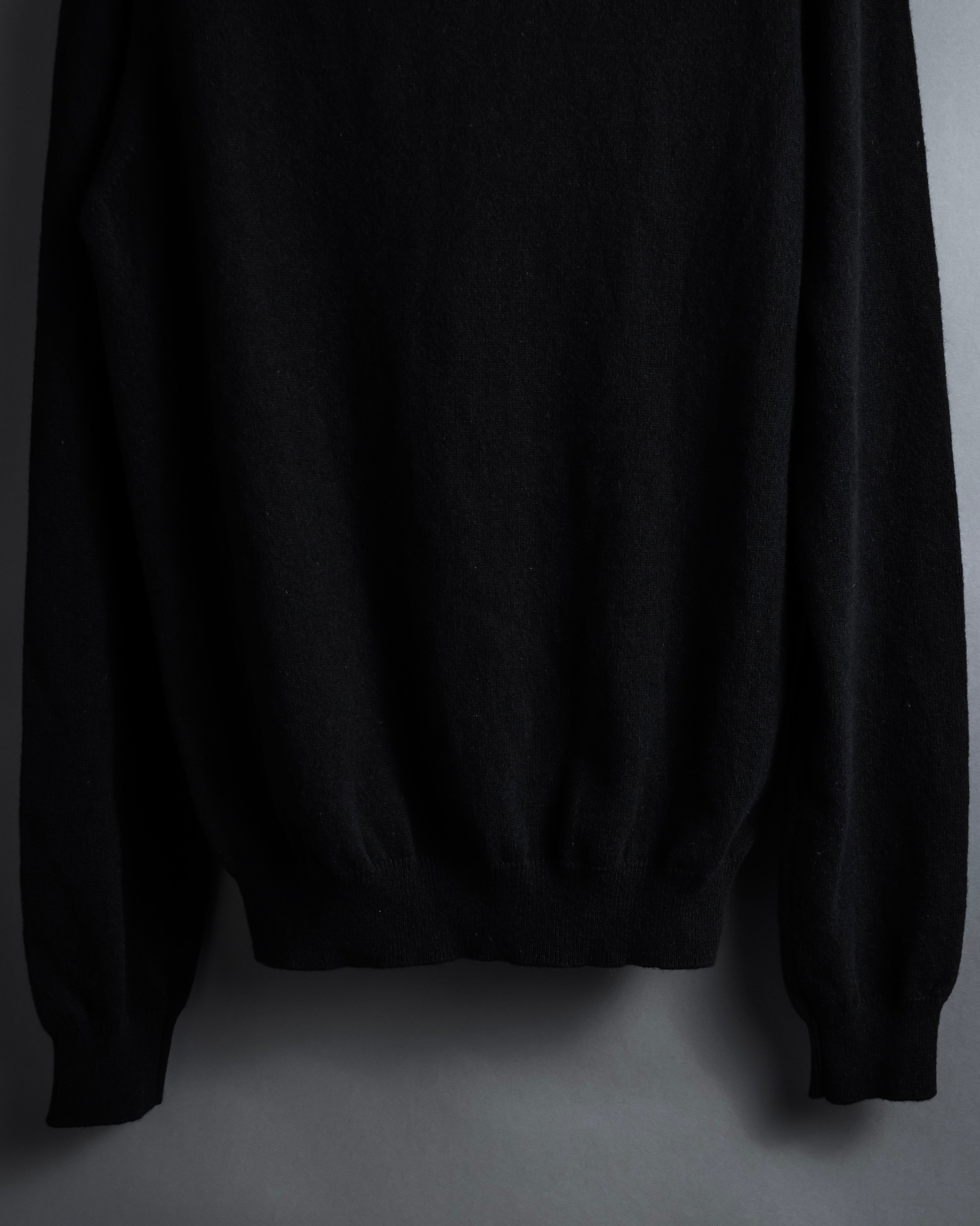 "PRADA" High-gauge folded turtleneck knit