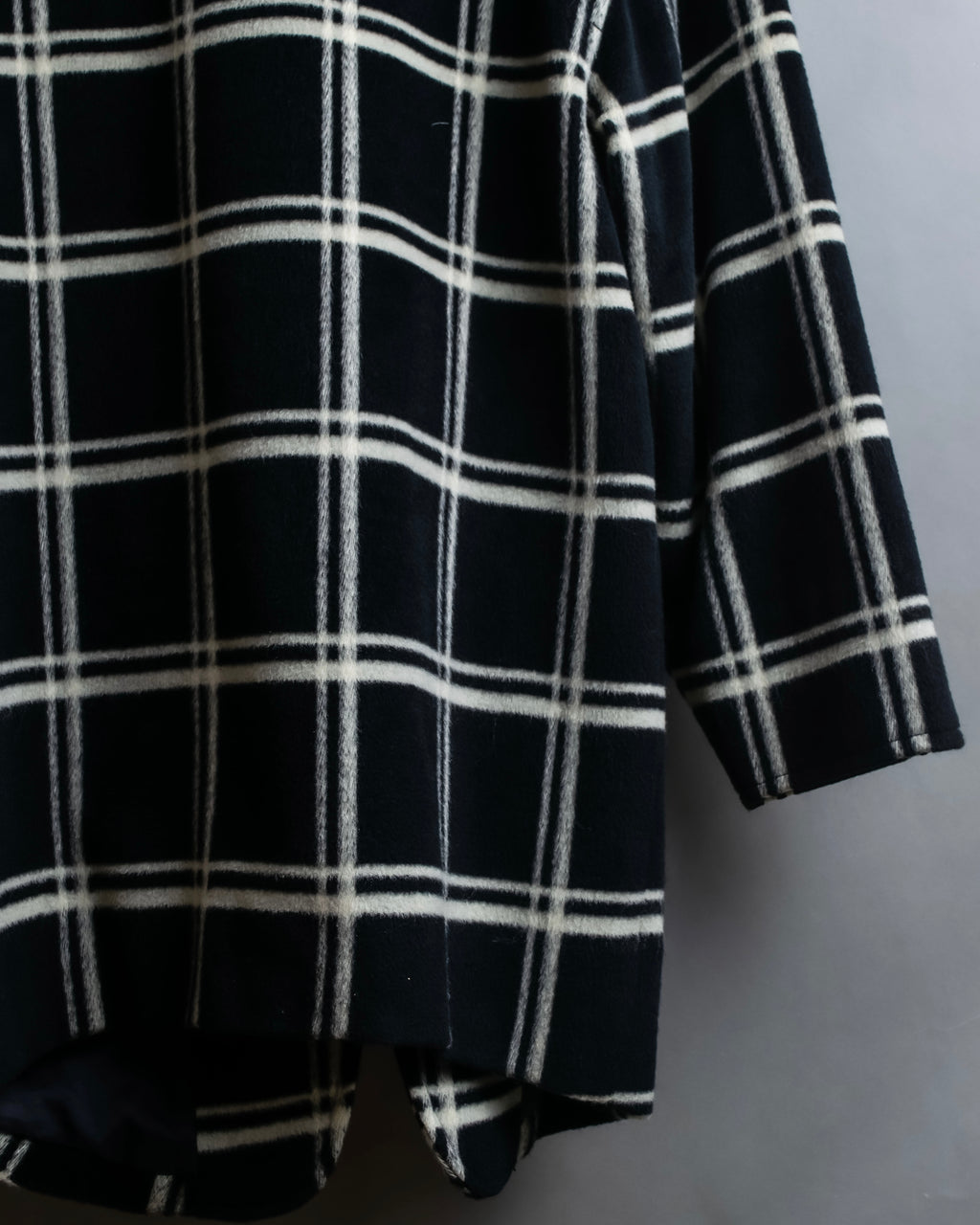 "Christian Dior Large check pattern tailored coat