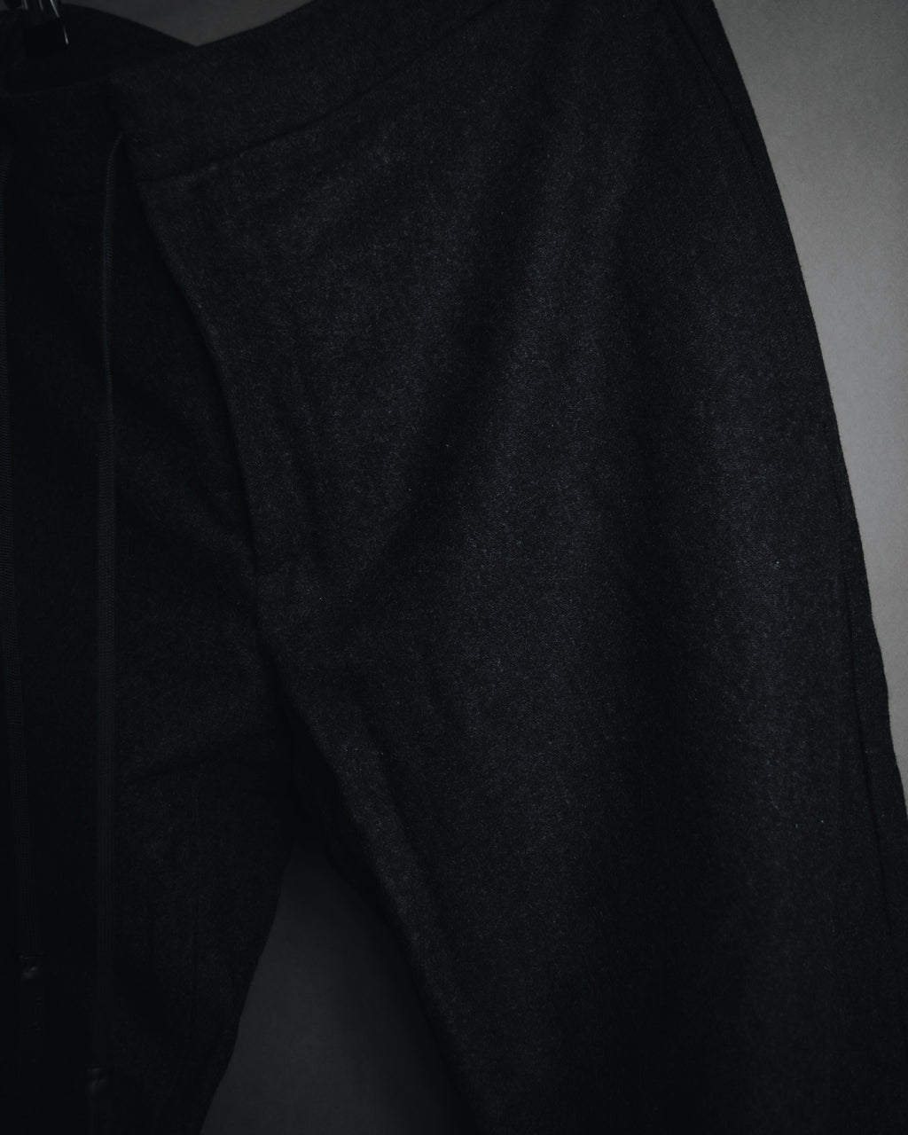 "Maison Margiela" 2016AW drawstring wool tailored slacks