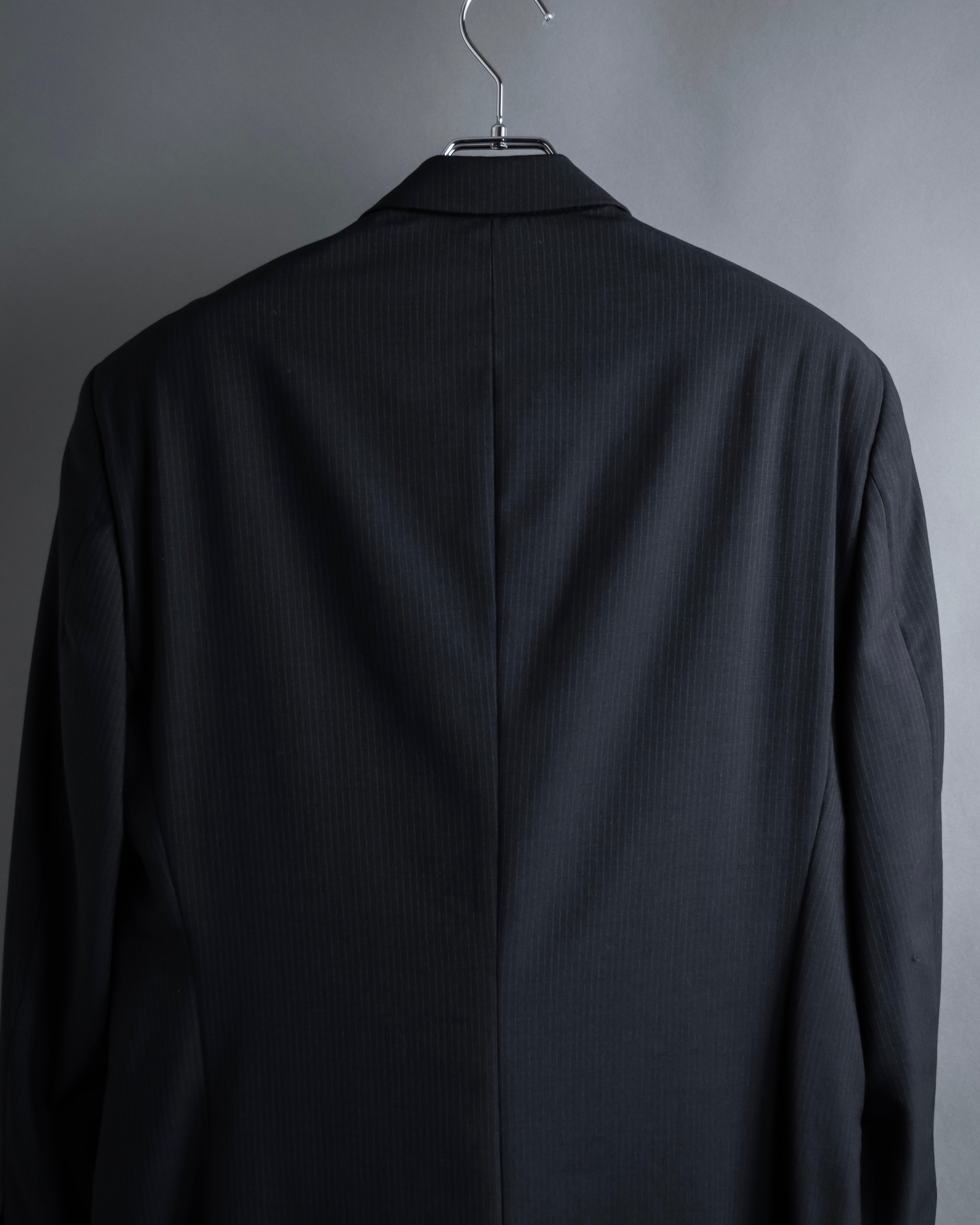 "ARMANI COLLEZIONI" Notched drape classically tailored jacket