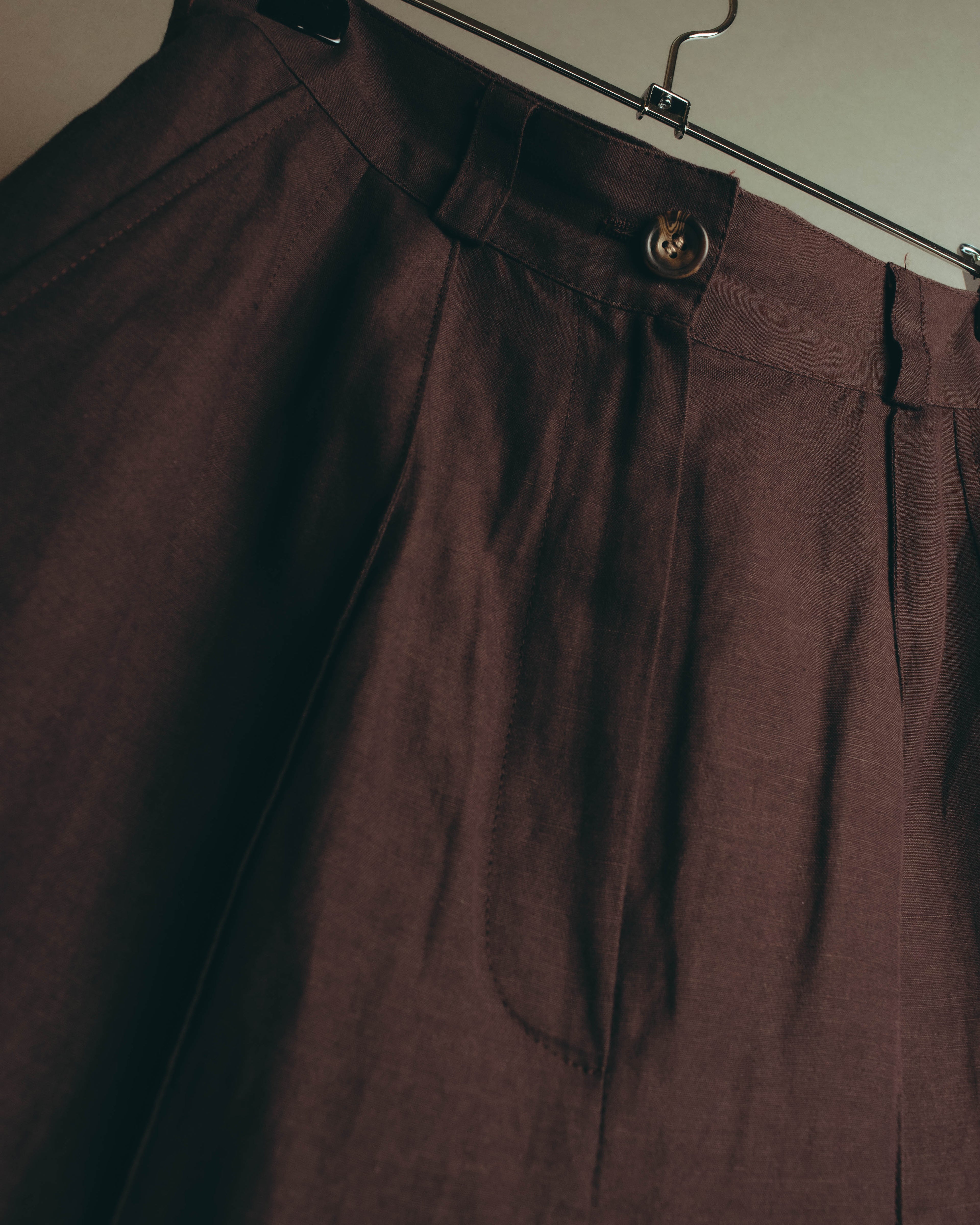 -SPECIAL- “DRIES VAN NOTEN” 90’s–00’s Rayon linen tailored long jacket and shorts set up