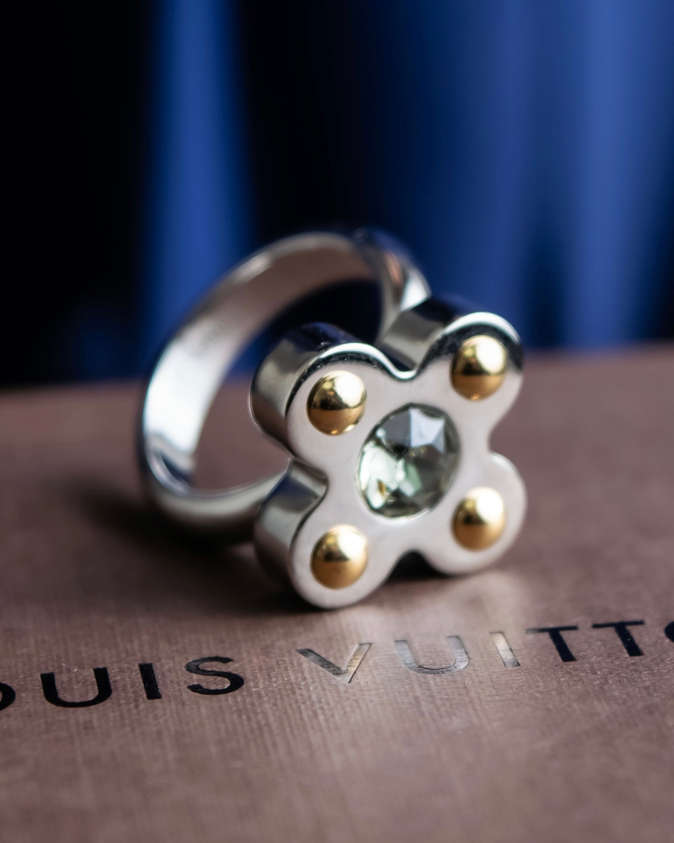"LOUIS VUITTON" Berg love letters metal ring