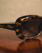 -SPECIAL- "Christian Dior" 90's Tortoiseshell oversized square sunglasses