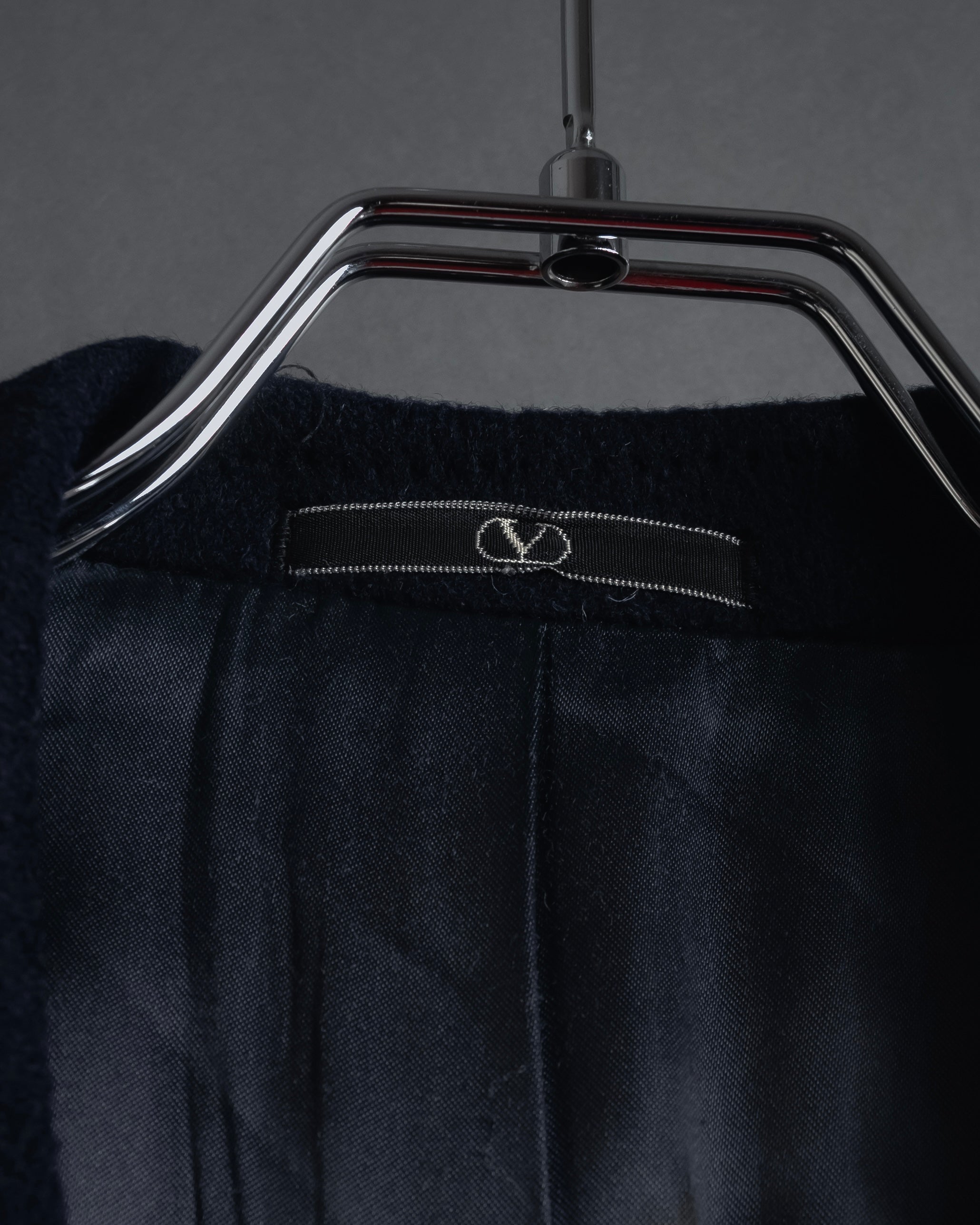 "VALENTINO GARAVANI UOMO" 80’s-90’s Cashmere blend tailored coat