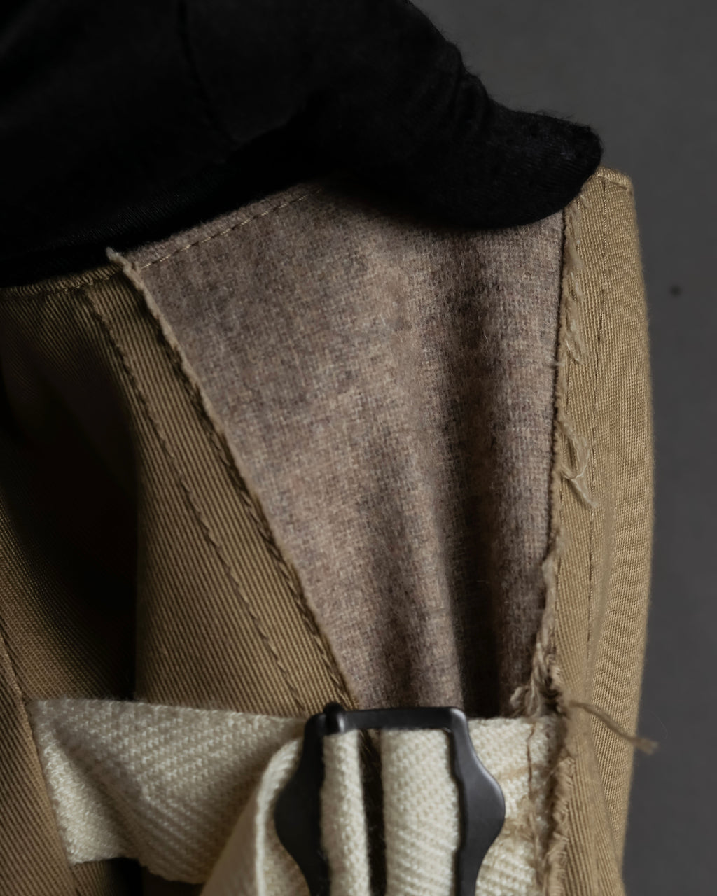 "Y's" 17AW twill woven flare silhouette jump skirt