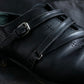 "LOUIS VUITTON" Belted hole design leather shoes