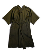 Henrik Vibskov/ Big Collar Short Sleeves Designed Shaped One Piece Khaki