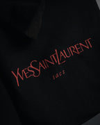 "Yves Saint Laurent" 80’s-90’s Astrakhan-flap envelope shoulder bag