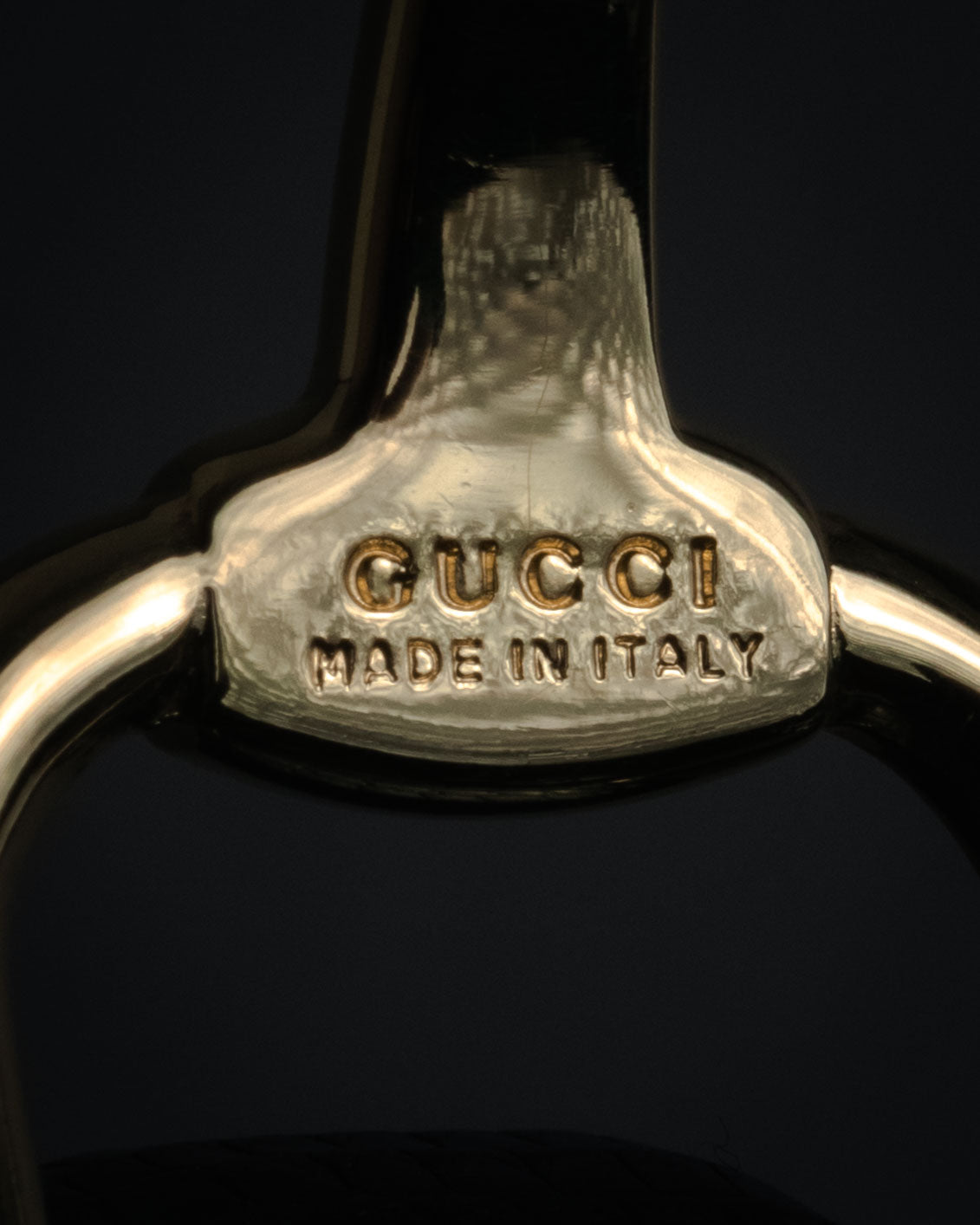 “GUCCI” 90’s-00’s Lizard horsebit bracelet