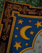 "HERMES" Carpe Diem design Carré 90 silk scarf