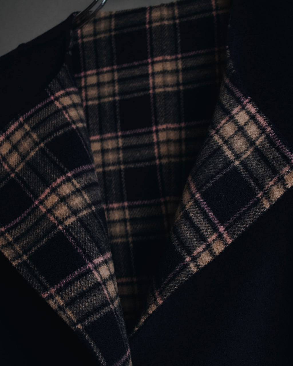 "WEEKEND MaxMara" 2010’s plaid virgin wool collarless jacket