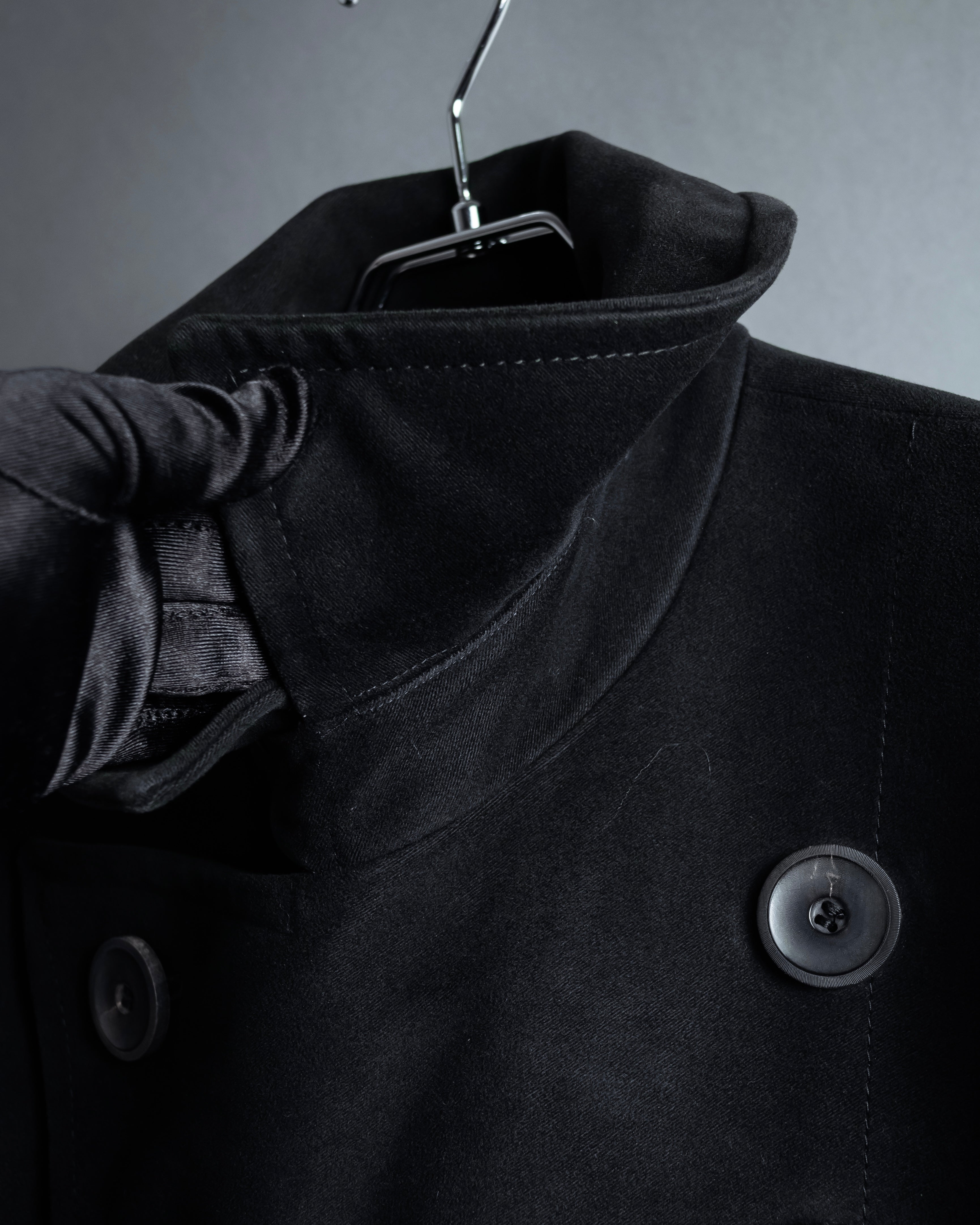 -SPECIAL- "GUCCI" 2007-2011's  High density cotton military detail mid-length coat