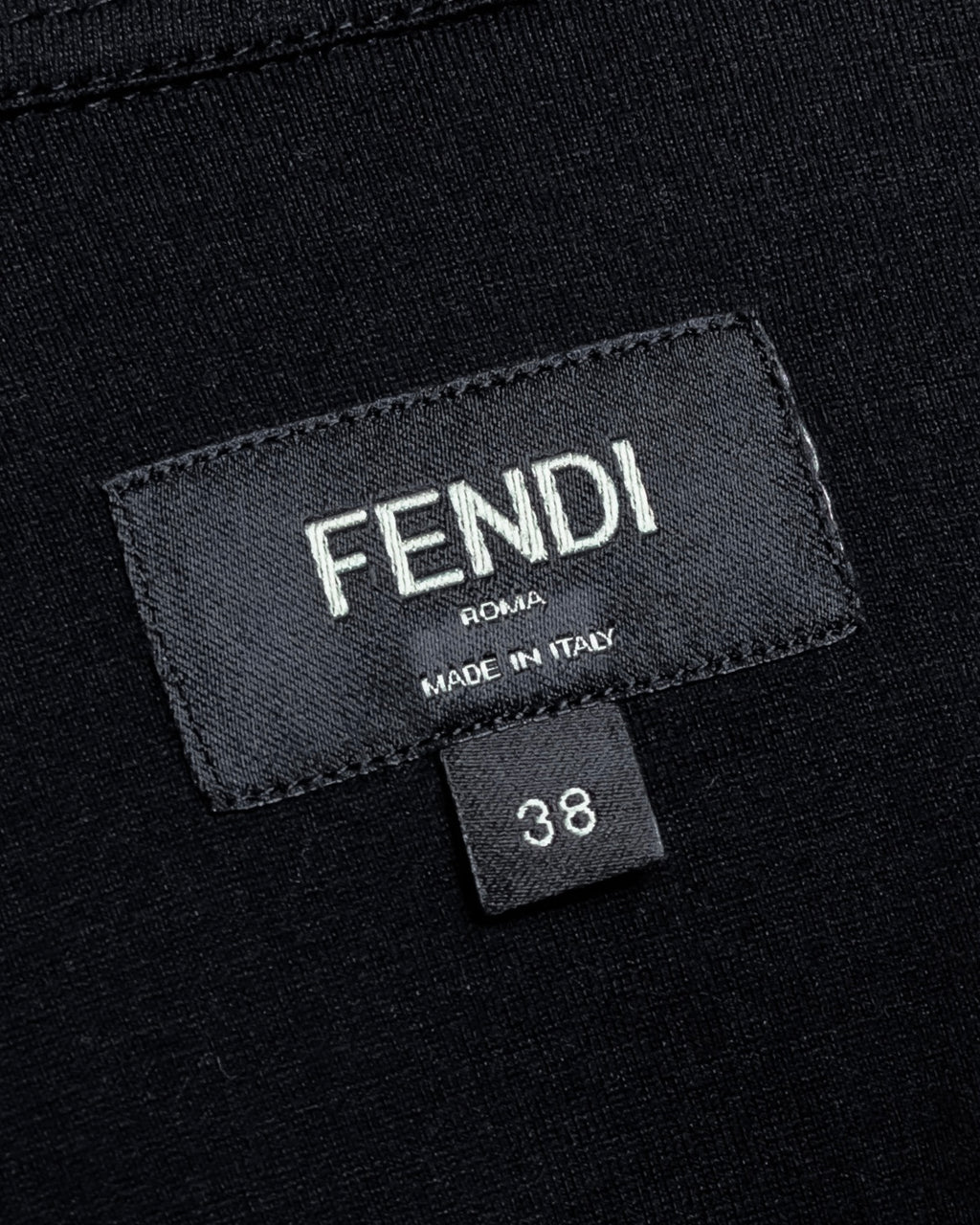 "FENDI" Pick stitch design fly front shirt