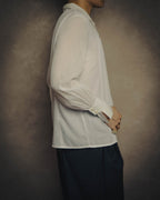 -SPECIAL- “Christian Dior” 90’s-00’s pleated bib dress shirt