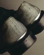 "J.M. WESTON" 2010's Prince of wales checked derby shoes