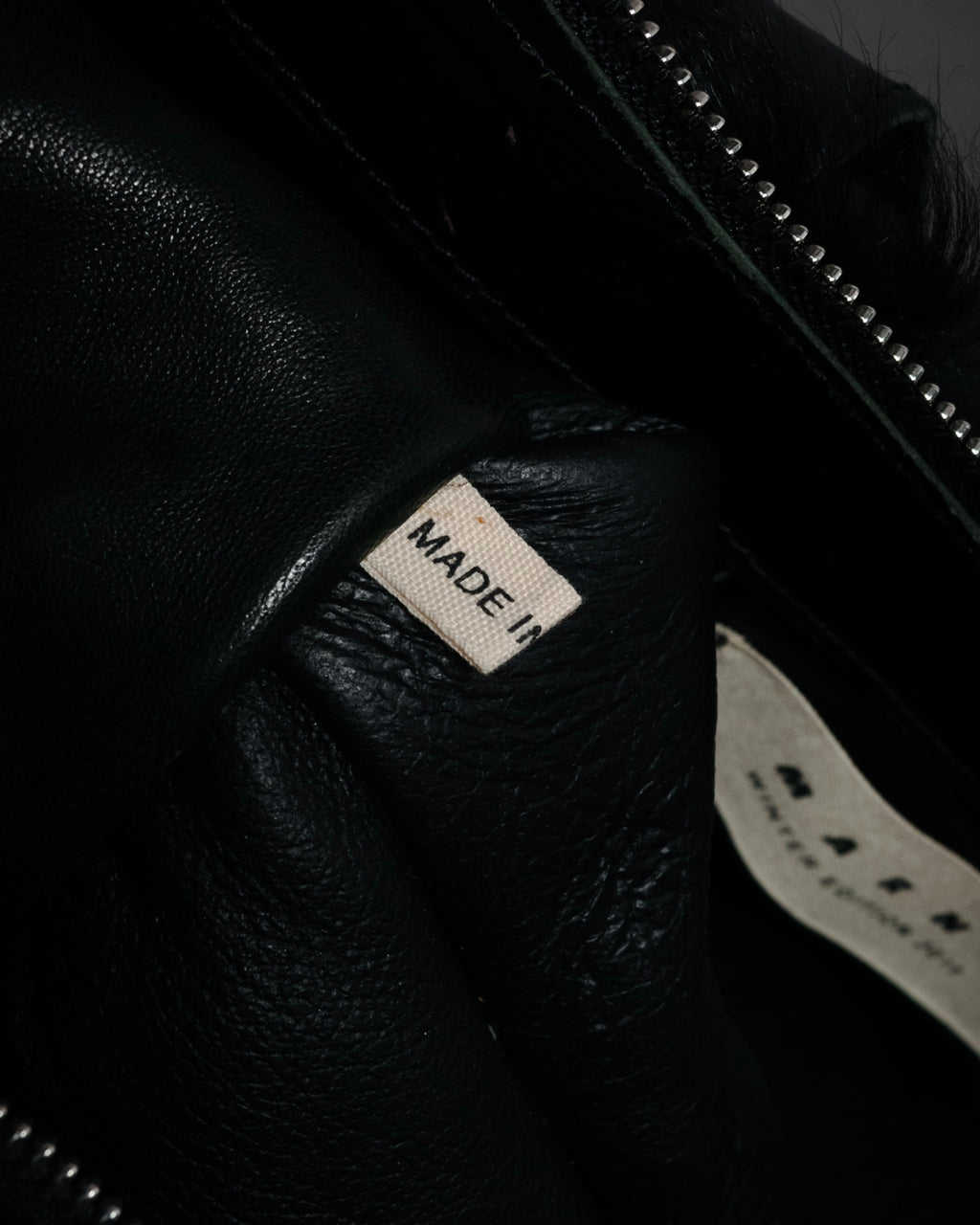 "MARNI" 2011 winter edition shearling fur shoulder bag