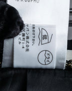 "Chloe" Oversized wool matte black set up