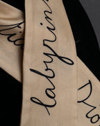 "Christian Dior" Iconic motif silk twilly scarf