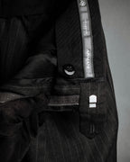 "ARMANI COLLEZIONI" Classic Italian tailoring stripe pattern set up