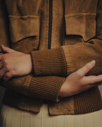 -SPECIAL- “GUCCI” 70’s-80’s Bovine suede bomber jacket