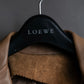 "LOEWE"  Camel brown leather tailored jacket