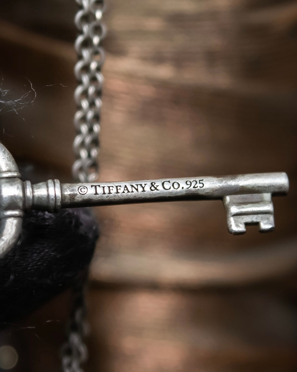 "Tiffany&Co" Key design necklace