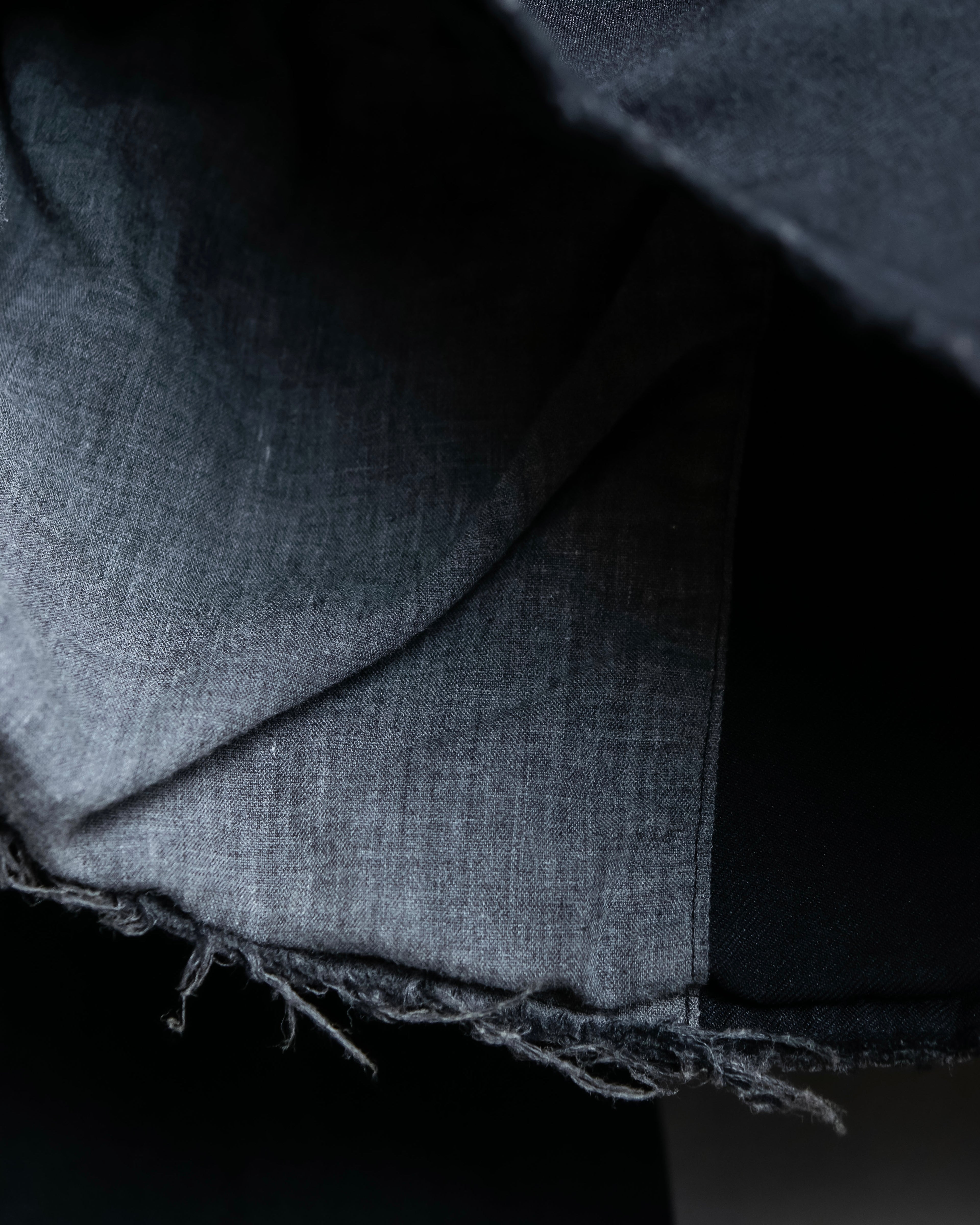 "COMME des GARCONS
COMME des GARCONS" 6 button detail raw edge jacket