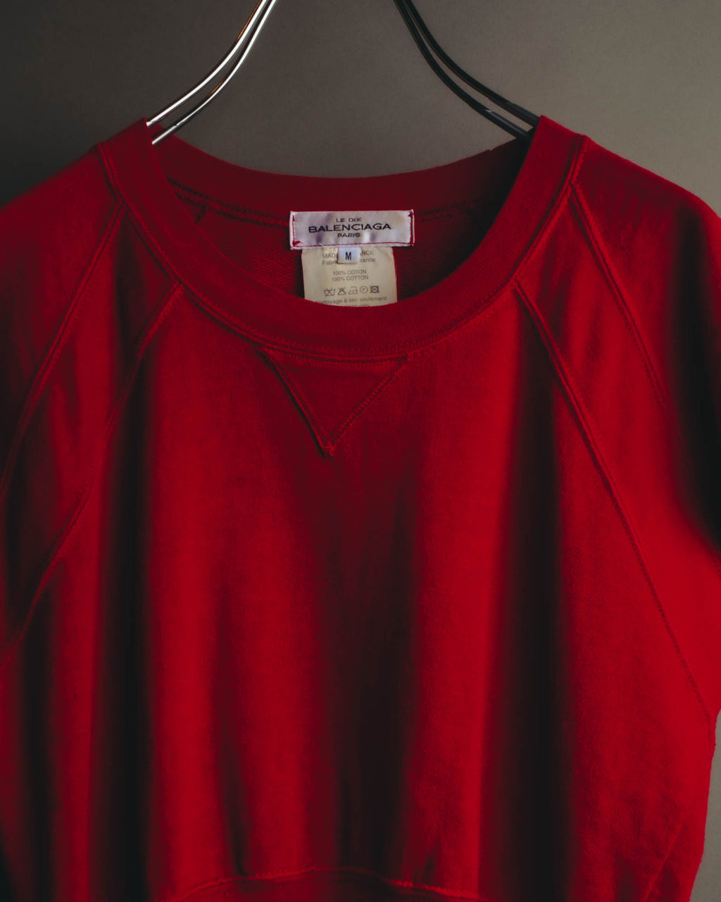 "BALENCIAGA" 00's Sleeveless cotton sweatshirt