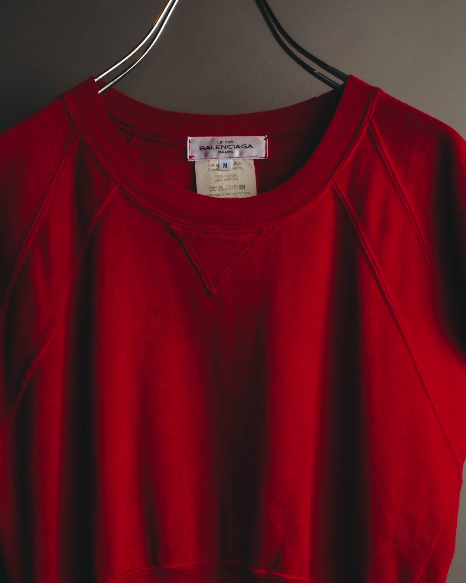 "BALENCIAGA" 00's Sleeveless cotton sweatshirt