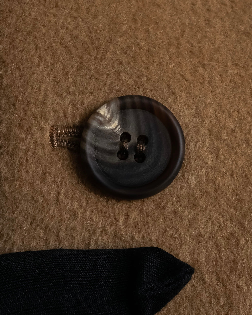 "ISSEY MIYAKE" 03AW Angora wool blend flared silhouette coat