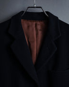 -SPECIAL- "JEAN PAUL GAULTIER"
 90's-00's Waist shape A-line silhouette black color super long coat