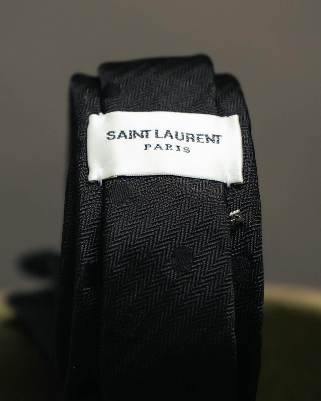 –SPECIAL– “Saint Laurent“ 2010’s-20’s Tonal dot narrow tie