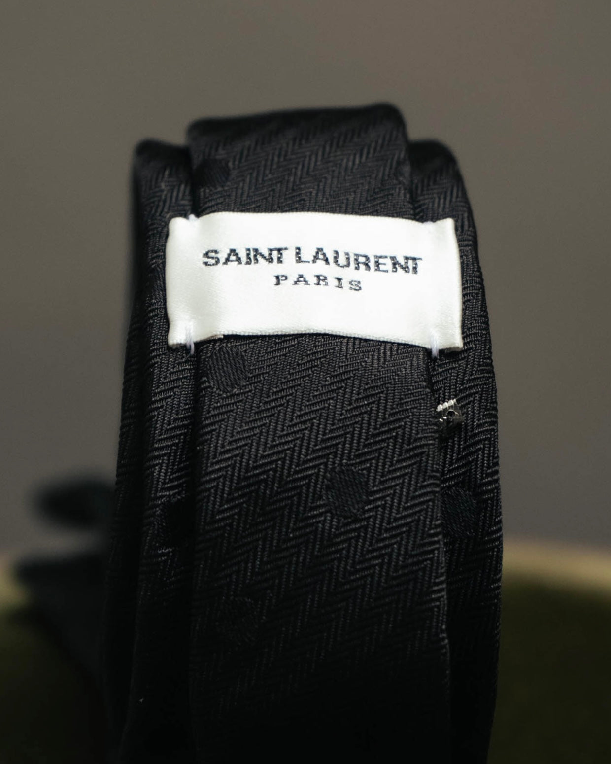 –SPECIAL– “Saint Laurent“ 2010’s-20’s Tonal dot narrow tie