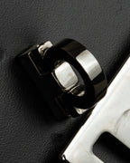 "Salvatore Ferragamo" Gancini motif both sides design leather hand bag