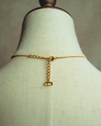 “Christian Dior” 00’s Dior heart charm tassel necklace