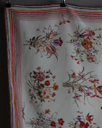 “GUCCI” Botanical printed silk scarf