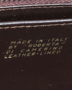 "Roberta Di Camerino"
 Velvet combination design hand bag