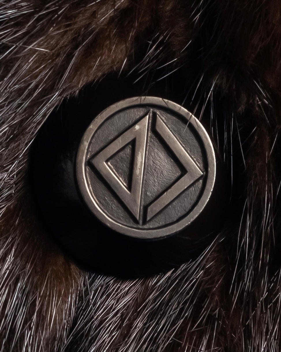 -SPECIAL- "Christian Dior Boutique Paris" 70's-80's Panel work design 100% mink fur coat