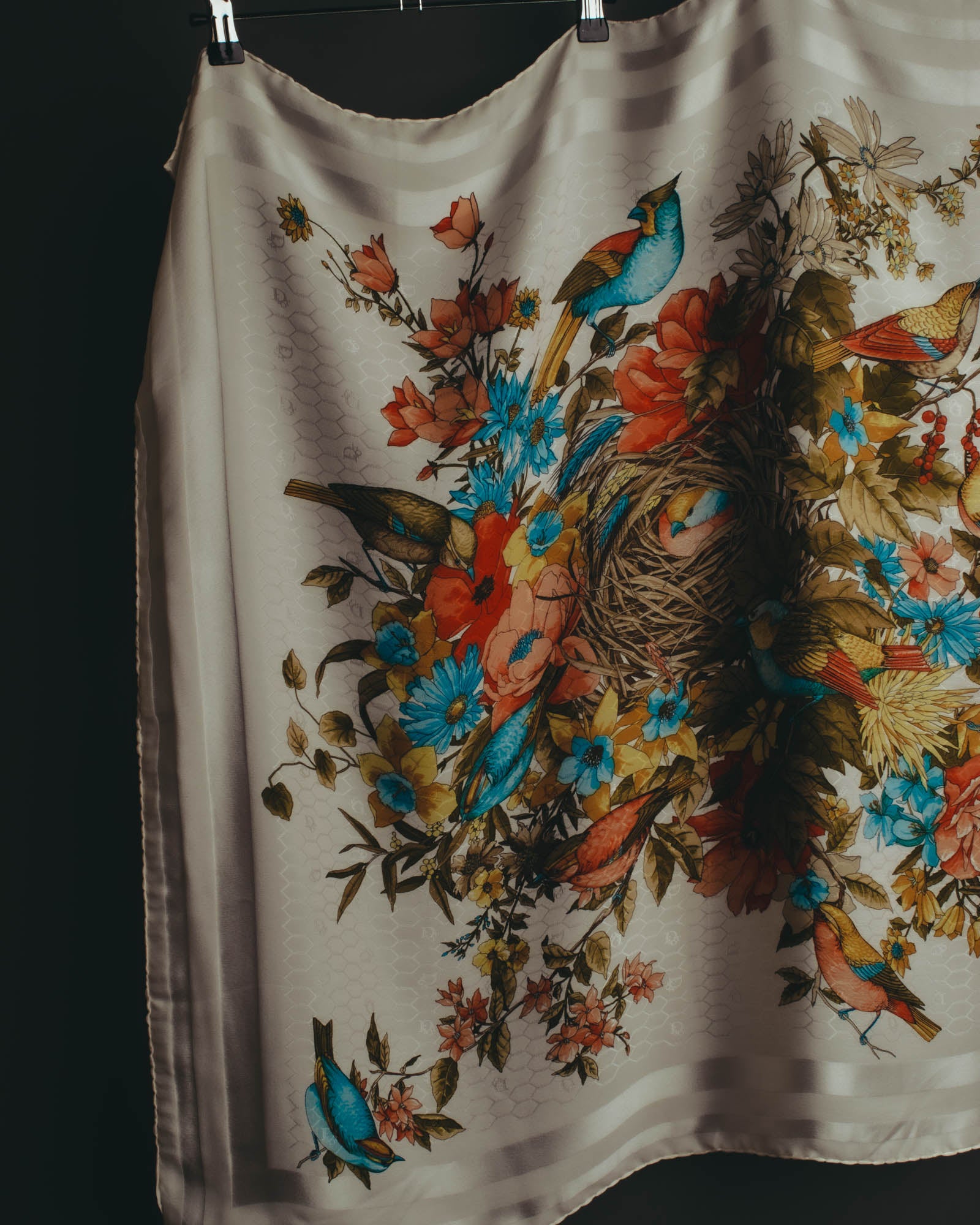 "Christian Dior" 80's-90's Elegant silk scarf