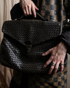 "BOTTEGA VENETA" Intrecciato design briefcase bag