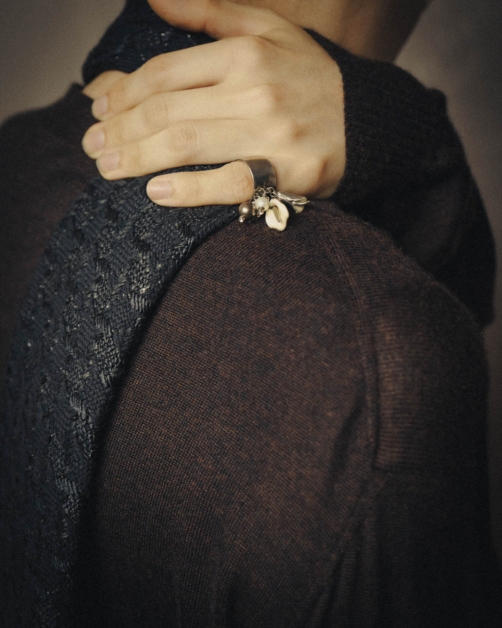 -SPECIAL- “CHANEL” 2005AW charm flower ring