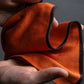 "HERMES" Hermes orange color silk stole