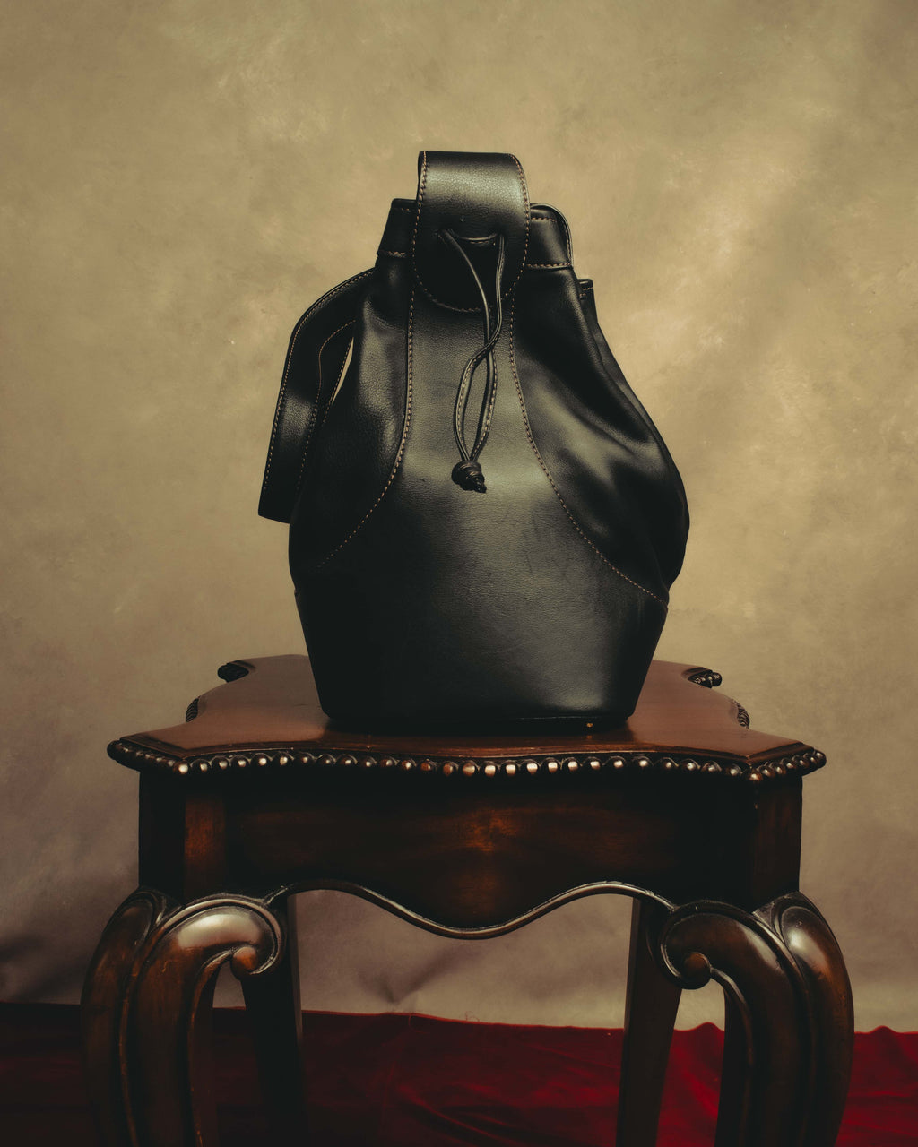 "LOEWE" 90's-10's classic drawstring shoulder bag