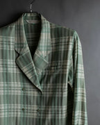 "BURBERRYS" Mint green check pattern skirt type set up