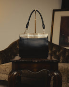 “Max Mara” Late 90’s-early 00’s exotic leather flap chain bag