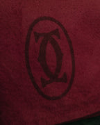 “Cartier” 80’s-90’s Must de Cartier burgundy leather shoulder bag